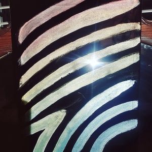 Zebra painting